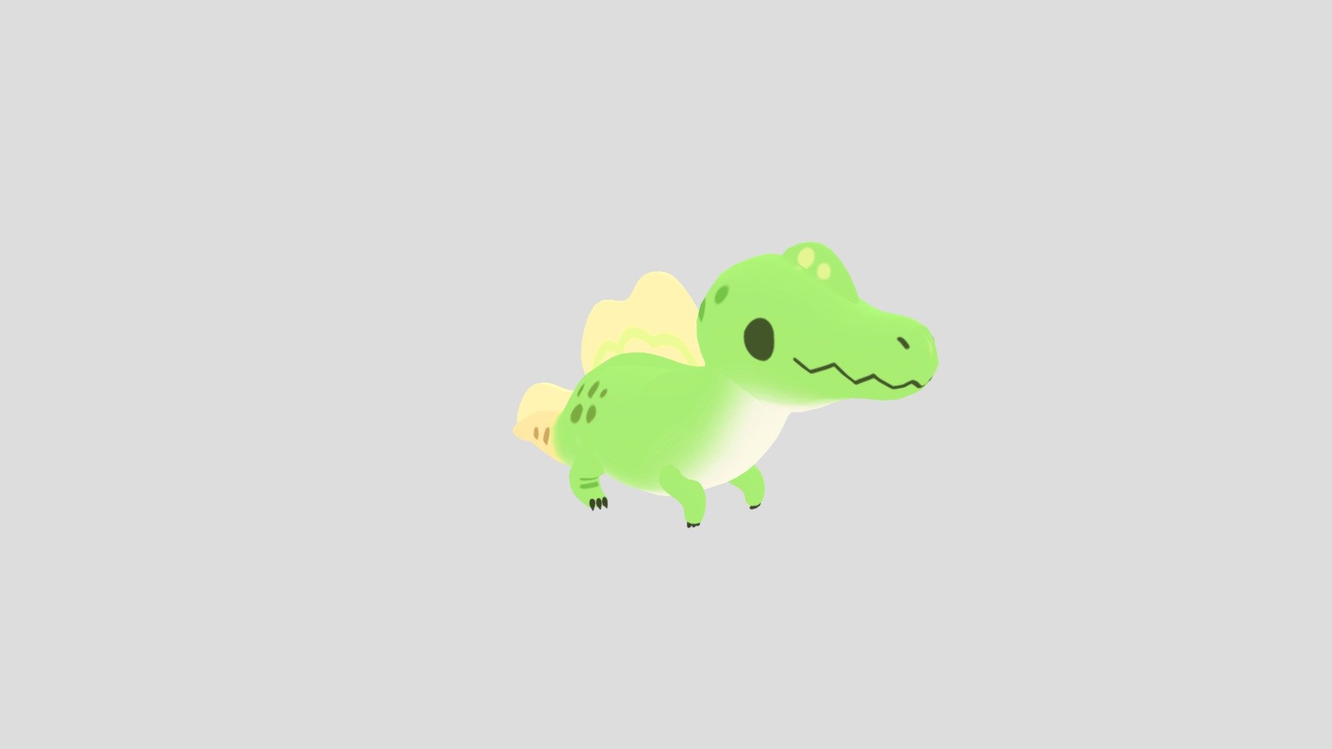 Little spinosaurus inspired by Floofyfluff dino. Little attempt at toon shader.
My instagram here.
Credit for original designIda Ꮚ•ꈊ•Ꮚ  - Cute Spino - Download Free 3D model by Obambulatesart 3d model