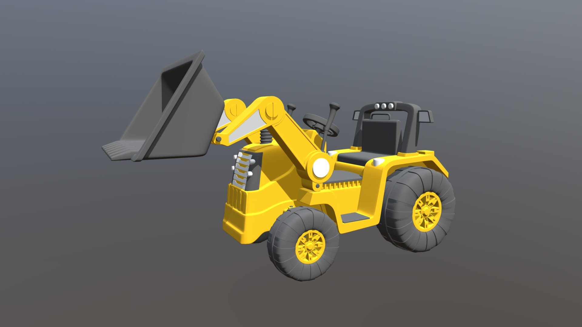 Bulldozer - 3D model by hoangyenbk2610 3d model