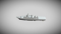 KRI Diponegoro | SIGMA 9113 missile, ships, corvette, naval, destroyer, warships, blender, blender3d, ship, navy, ship-models, naval-model, modern-warships