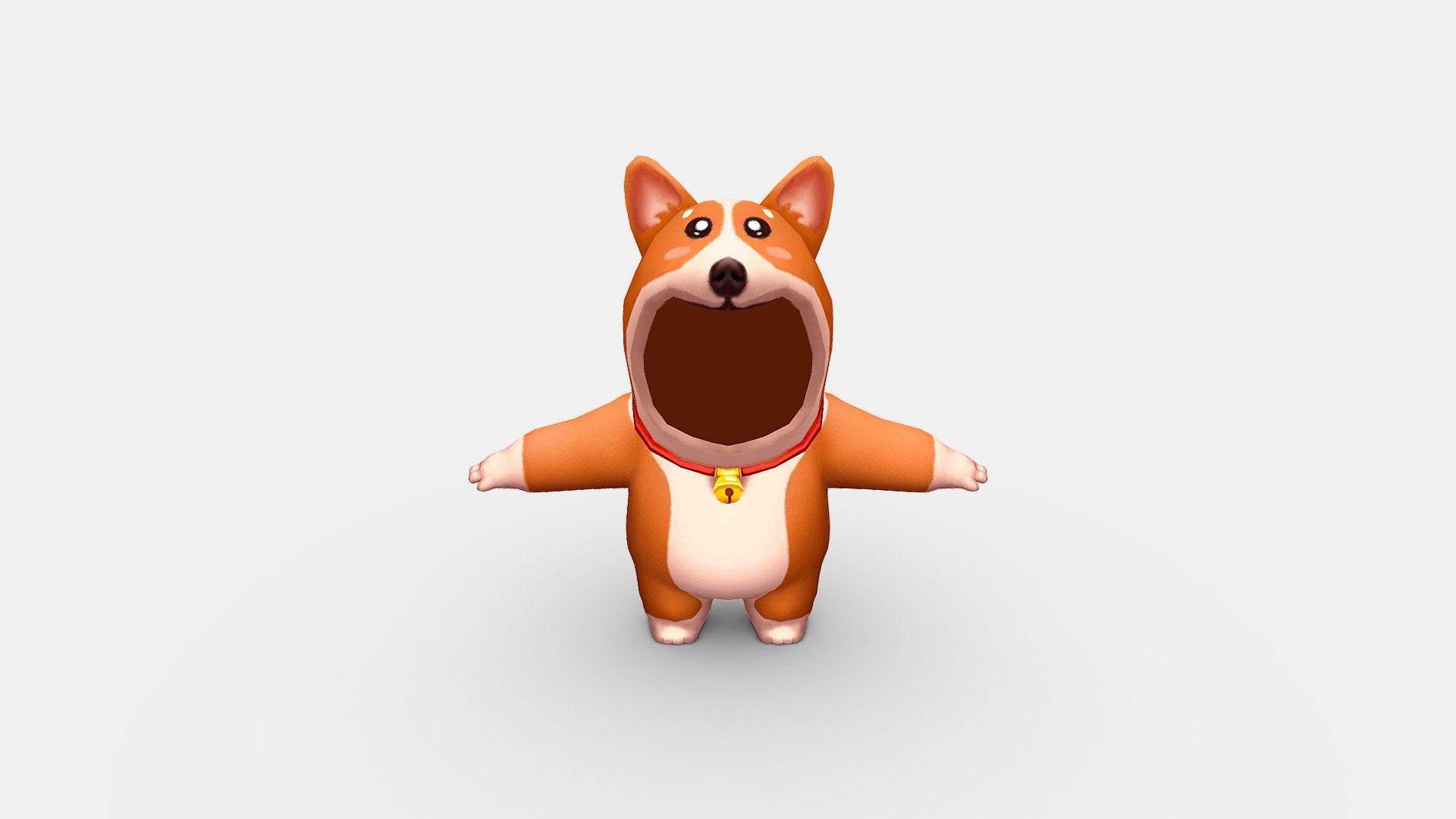 Cartoon puppy costume - Cartoon puppy costume - dog - Buy Royalty Free 3D model by ler_cartoon (@lerrrrr) 3d model