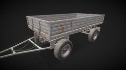 Autosan D47 Trailer trailer, used, machine, farming, vehicle, d47, autosan