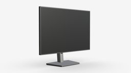 LCD 24-inch monitor led, computer, lcd, flat, monitor, electronic, display, television, 24, wide, inch, hdtv, 3d, pbr, home, technology, digital, video, black, screen
