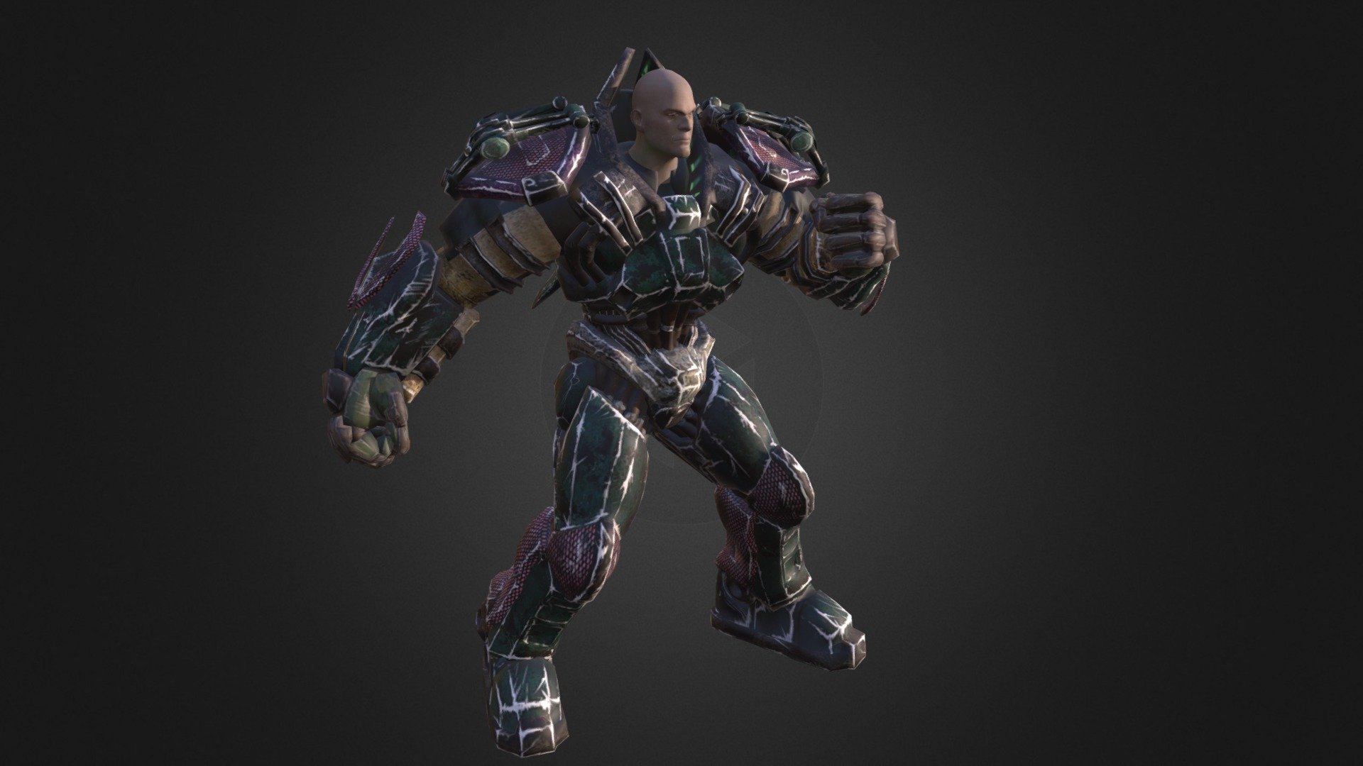 Lex Luthor - 3D model by romeu3dprint 3d model