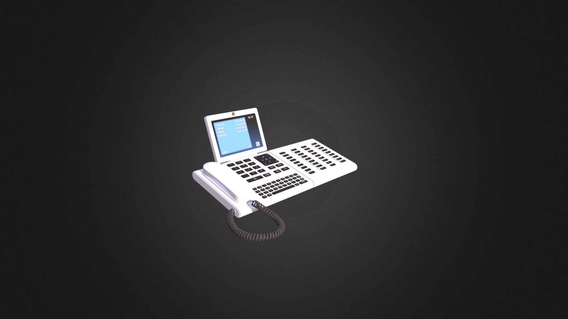 Office Desk Telephone 21 - Office Desk Telephone 21 - Buy Royalty Free 3D model by cgaxis 3d model