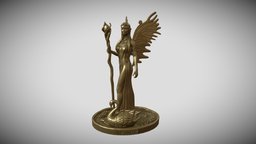 Aine celtic goddess fairy queen druid 3D model