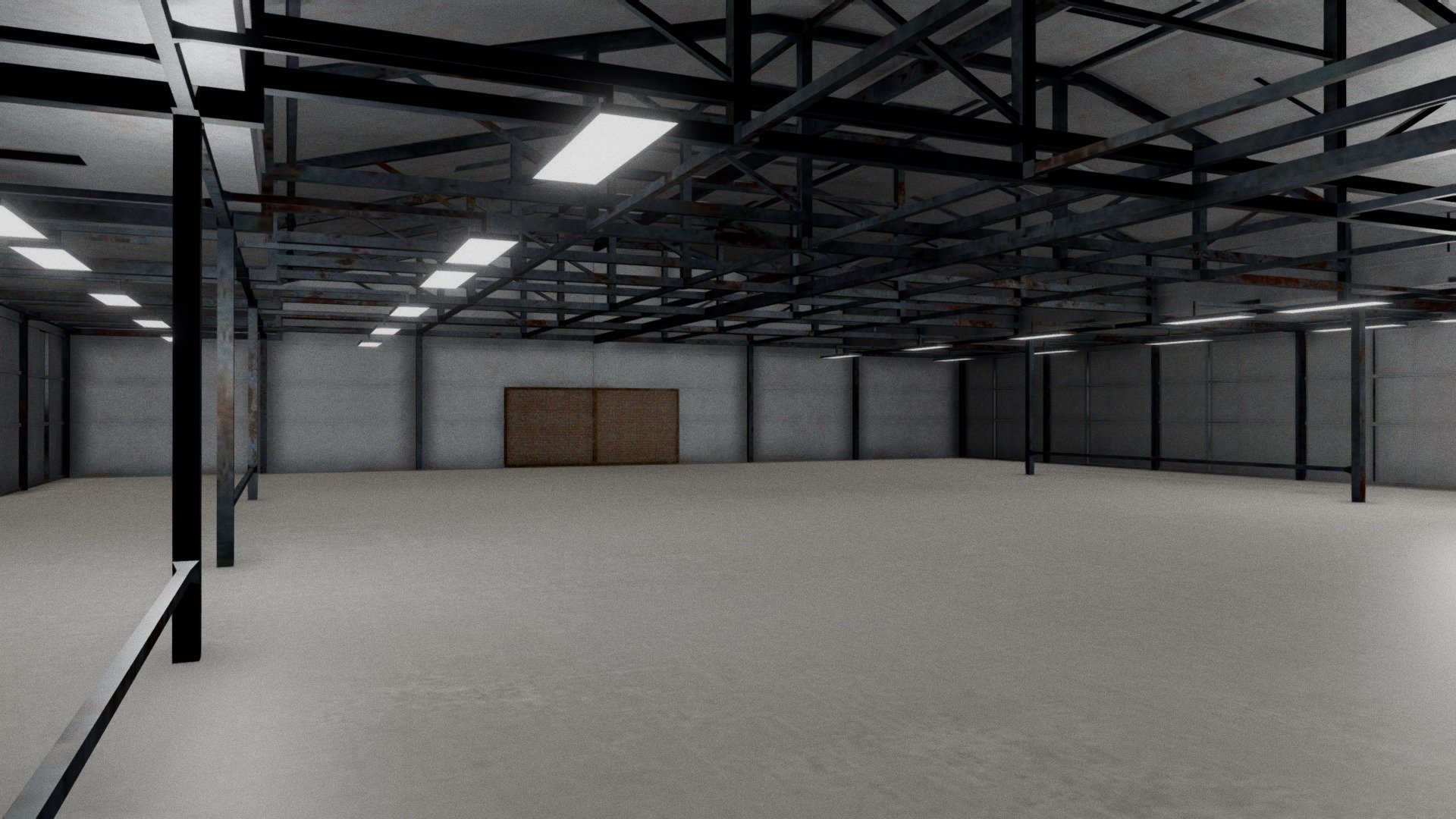 Abandoned Warehouse Building - Abandoned Warehouse Building - Buy Royalty Free 3D model by jimbogies 3d model