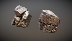 Nature Stone 010 ground, cliff, boulder, photogrammetry, stone