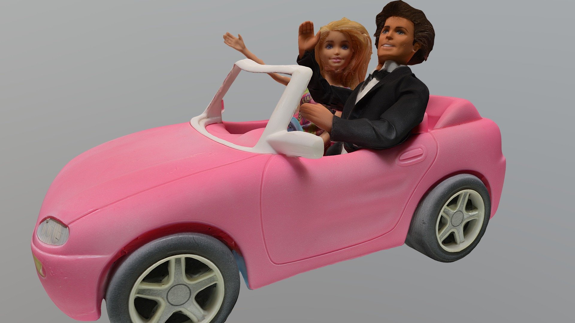 Barbie & Ken - Buy Royalty Free 3D model by johnnokomis 3d model