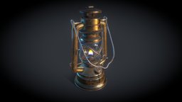 Lamp lamp, copper, light
