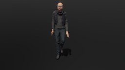 Human 3d Viz | Man | Animated | Rigged | Casual minimal, architect, unreal, ar, museum, casual, game-asset, critic, criticalrole, unity, asset, walk, animation, human, rigged