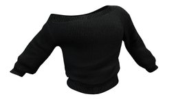 Female Off Shoulder Sweater
