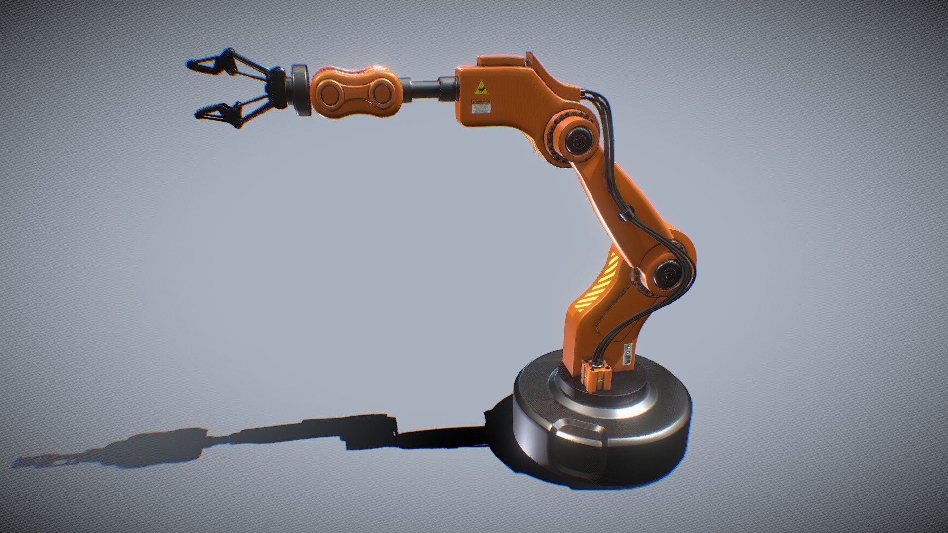 Industrial Mechanical Arm 3d Model made and rigged in Maya and texturized in Substance Painter 3D. This is my first model uploaded here!!
More in my ArtStation: https://www.artstation.com/sergio_molina_3d - Industrial Mechanical Arm - 3D model by Sergio Molina (@sergiomolina3d) 3d model