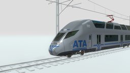 High-speed train train, rail, high, speed, express, traincar, high-speed-train, vehicle, technology, car, concept, high-speed-rail