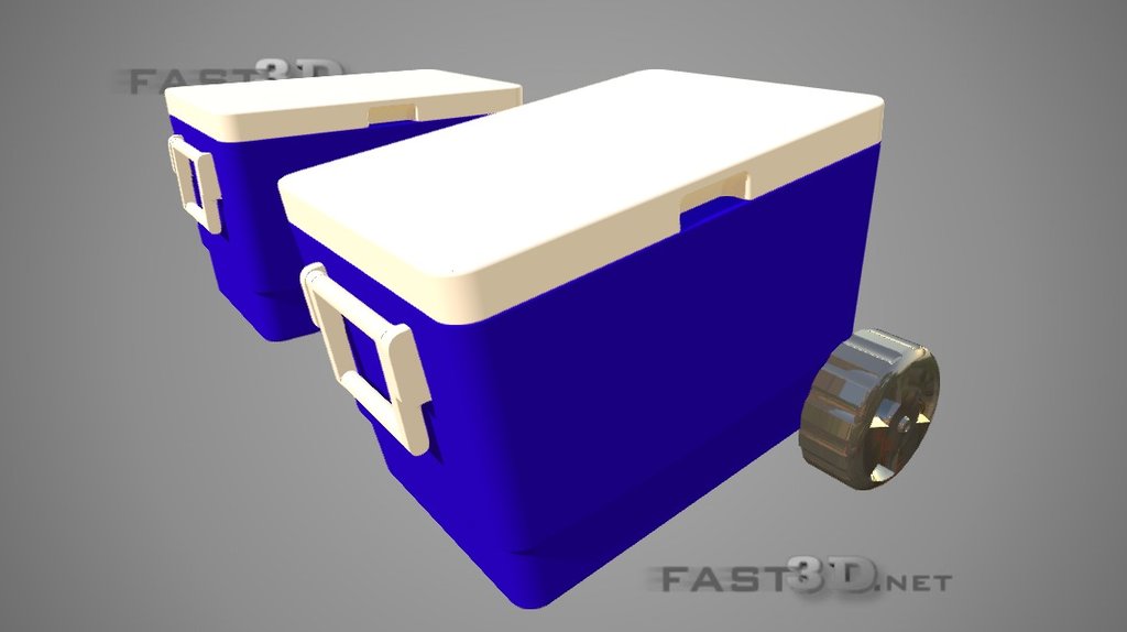 Cooler Wheels - 3D model by magic 8 box (@magic8bx) 3d model