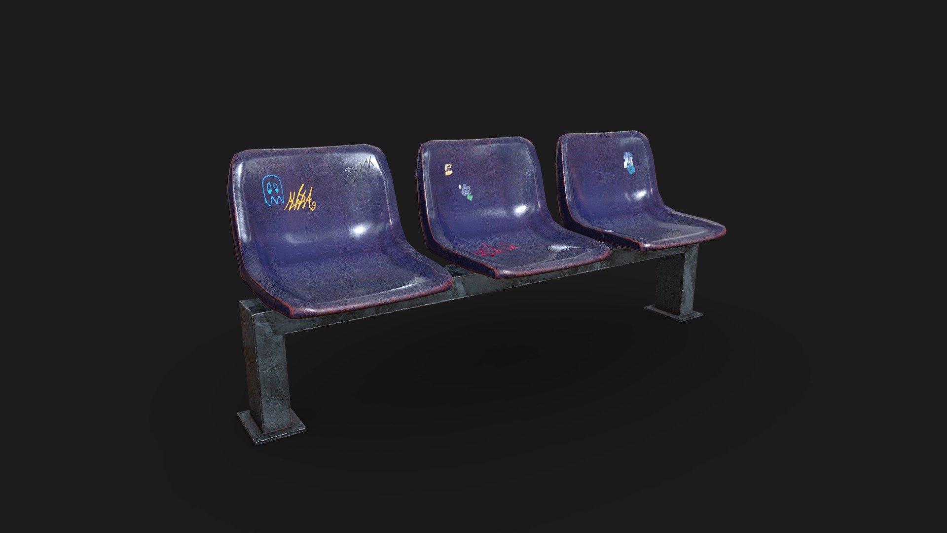 Low poly and photorealistic waiting chairs, perfect for game environments.




File format: FBX, OBJ

Triangles: 1.464

Textures: 2K, 1K (Albedo, Normal, Metallic, Roughness, AO)

Real-world scale
 - Waiting chairs - Buy Royalty Free 3D model by Darken (@darken14) 3d model