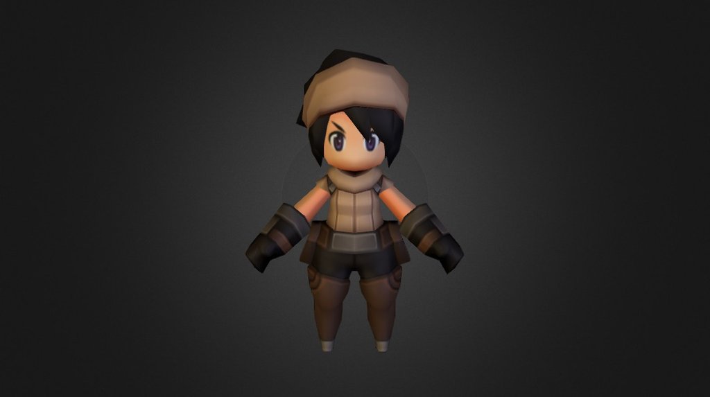 Game project character - Taria - 3D model by eelgod 3d model