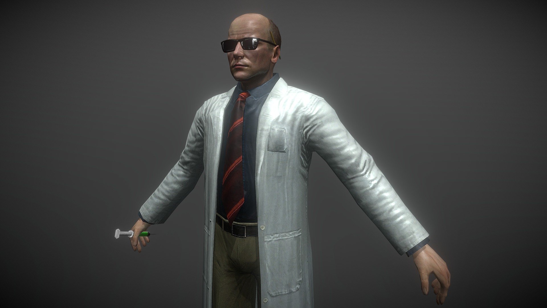 Scientist from Black Mesa....
Get the same model with animations in my patreon page :D&hellip; - Scientist (Rigged) - Download Free 3D model by hvp0926 3d model