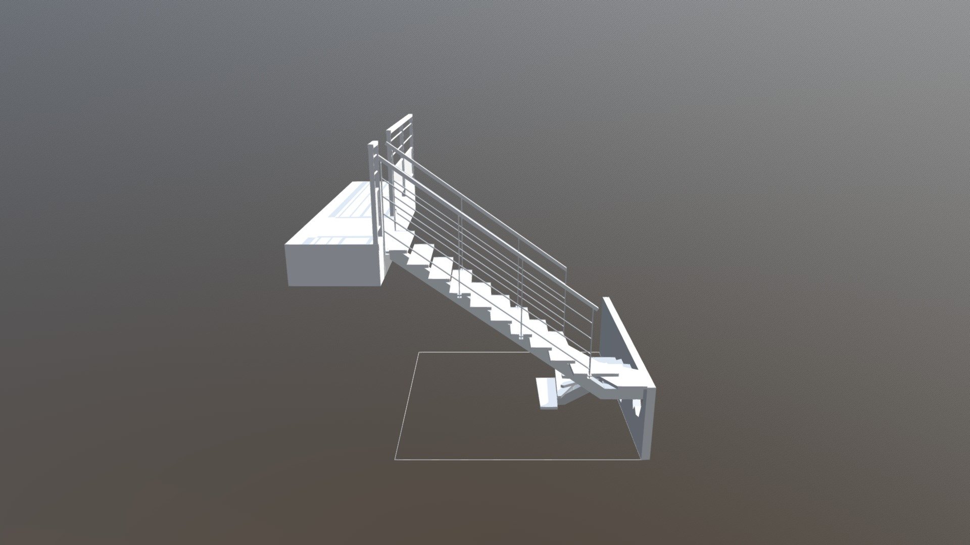 Escalier 2 - 3D model by guillaume.destas 3d model