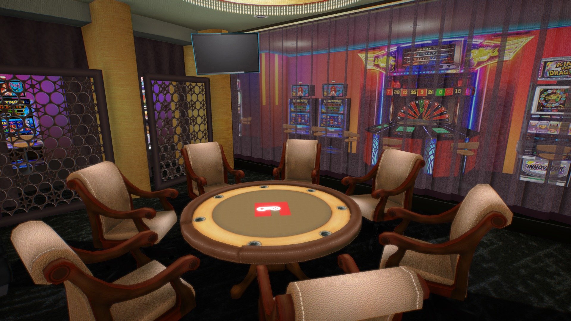 Gamentio: Casino Room - 3D model by Sumeet Arora (@ls.rightbrain) 3d model