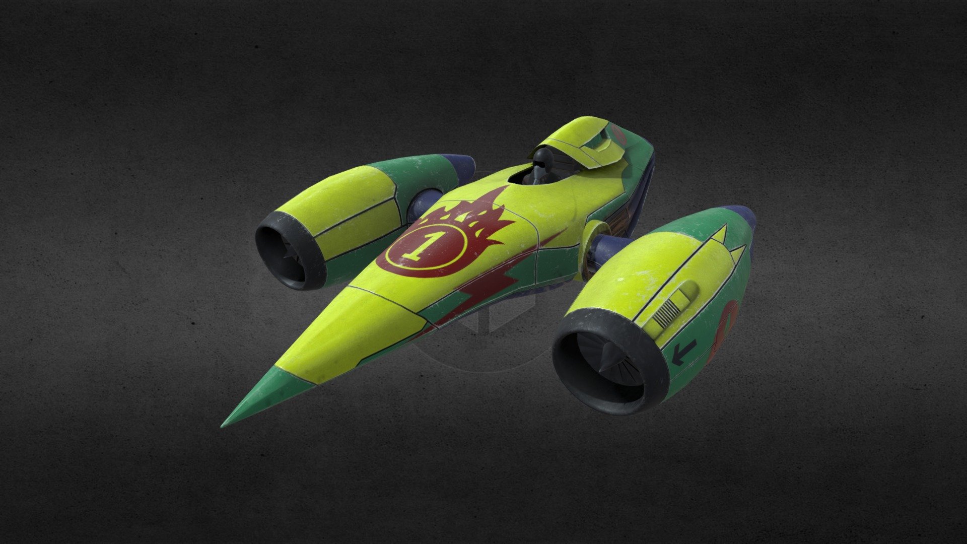 High-speed racing transport of the future.

Low-poly model.

You'll get:

a set of textures for a low-poly model with a resolution of 4096x4096;

a set of baked cards for the substance painter, resolution 4096x4096;

high-poly model in the formats .obj, .fbx, .stl;

low-poly model in .obj, .fbx, .stl formats;

the .blend file that was used to create the models and the animation file;

3D model file in .max format 3d model