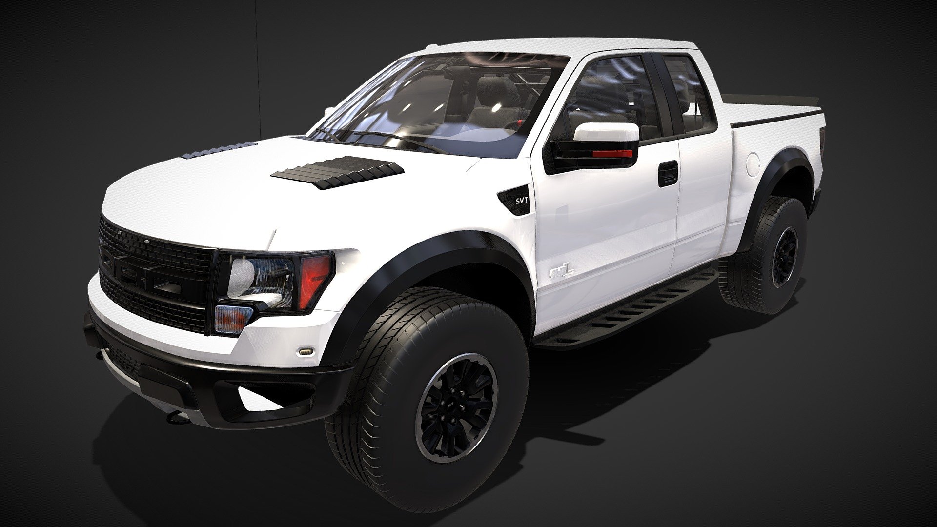 This highly detailed model features accurate dimensions and proportions, making it perfect for a wide range of projects, including games, animations, and architectural visualization. All materials are included, so you can start using the model in your favorite game engine right away.

Features:
Fully PBR textured
Accurate dimensions and proportions
All materials included
Ready to use in your favorite game engine

Get your Ford Raptor F-150 3D model today and start creating! - Ford Raptor F150 - 3D model by gregoryvisuals 3d model