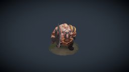 Dwarf dwarf, 3dcharacter, 3dhandpainted, character, blender, zbrush, handpainted-lowpoly