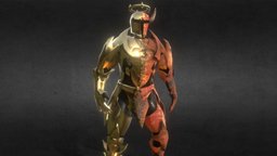 Celestial Warrior character-design, charactermodel, warrior-fantasy, textures-and-materials, animation, animated, model3d, warrior-character