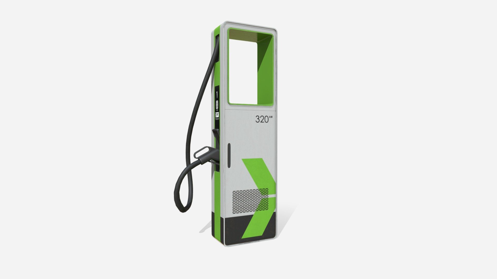 A modern charging station for electric cars. PBR textured and quite low-poly which makes it perfect for games! - Chargingstation - Buy Royalty Free 3D model by Eddie's Bazaar (@Vertibyte) 3d model