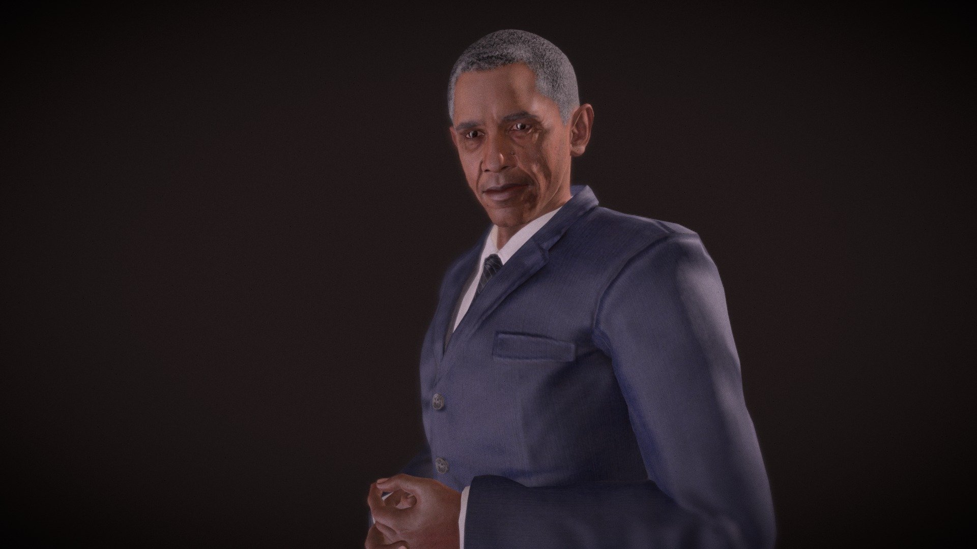 I had fun to sculpt Barack Obama !
Here is my video showing my work on Obama : https://youtu.be/WJQBOhctXb4

Hope you enjoy,
Cheers,
PhiBix - This is not BARACK OBAMA (by PhiBix) - 3D model by PhiBix 3d model