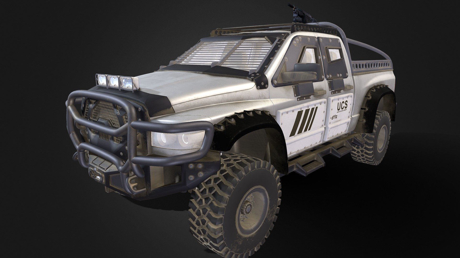 high detailed vehicle, you can use in videos, VFX videos - Anti Zombie vehicle, high detailed model - Download Free 3D model by Mahmoud.Moh 3d model