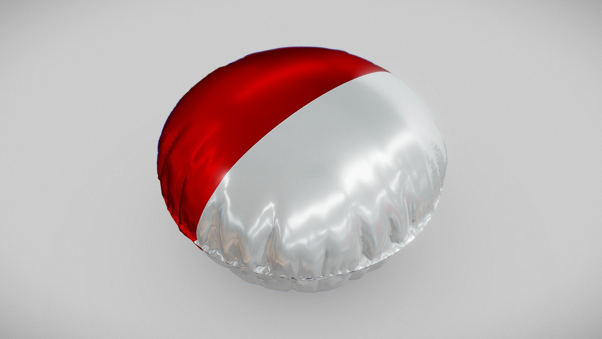 Flag Ballon for decoration on celebration - Balloon Flag - Buy Royalty Free 3D model by adhiyoko 3d model
