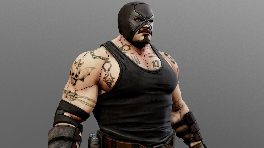 Bane - 3D model by Megan (@ttgMegan) 3d model