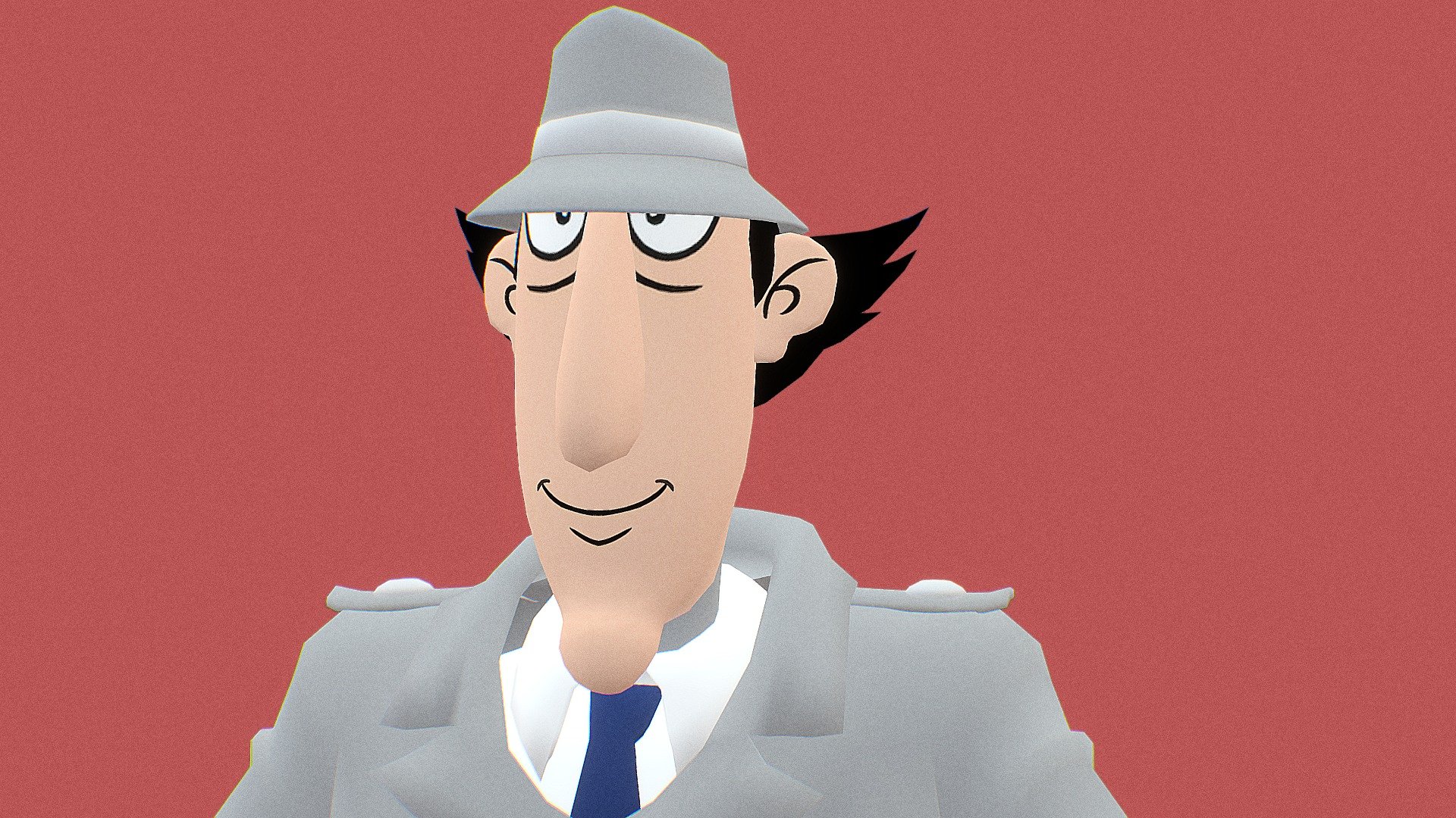 Inspector Gadget 

I recently got into the show (streaming on paramount +) and wanted to do this cause hyperfixations are one hell of a motivational tool. 

Gadget's coat had to be one of the harder parts of this whole thing. the verts aren't the cleanest but they're better than what I had before I finished. 

anyway uh brown bricks minecrap etc. 

Started: 8-21-21
Finished 8-23-21 - Inspector Gadget - 3D model by Famicomlink (@Famifawx) 3d model