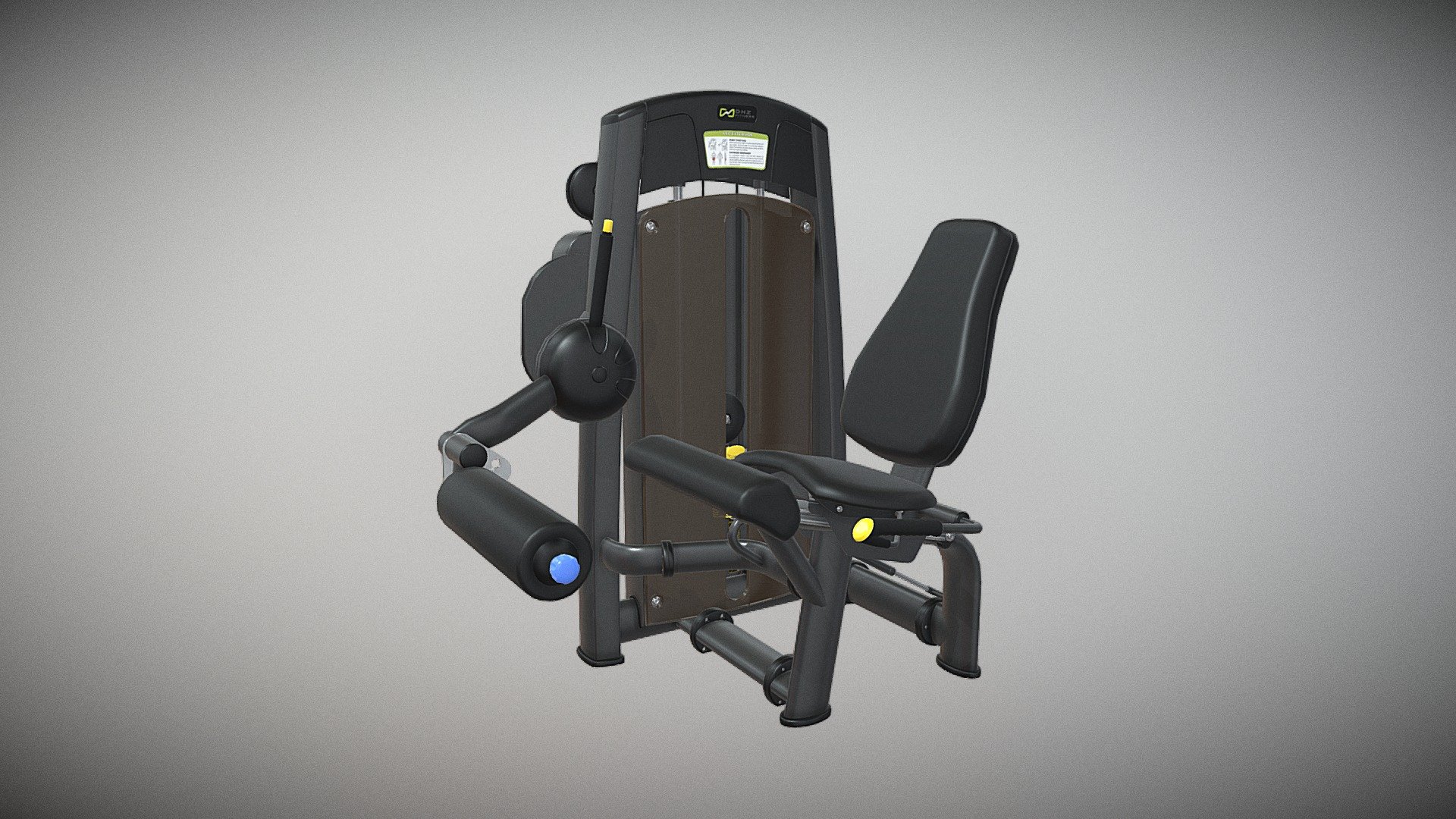 http://dhz-fitness.de/en/allant#A891 - LEG EXTENSION - 3D model by supersport-fitness 3d model