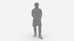 Statue of a poet from Russia 0314 statuette, russia, miniatures, realistic, poetry, character, 3dprint, model, man