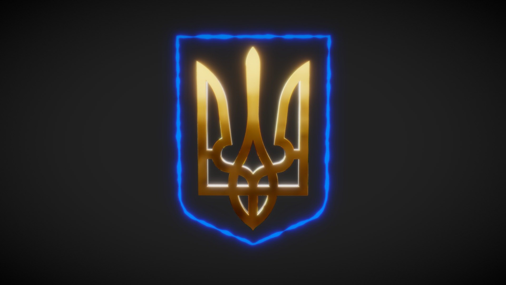 Trident – Emblem of Ukraine.
February 19 - Day of the State Emblem of Ukraine - Trident of Ukraine - Download Free 3D model by cbuhh 3d model