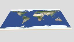 World Map world, landscape, terrain, system, exterior, ground, earth, atlas, mountain, astronomy, planets, map, relief, geography, shaded, chart, cartography, geographic, blue, interior
