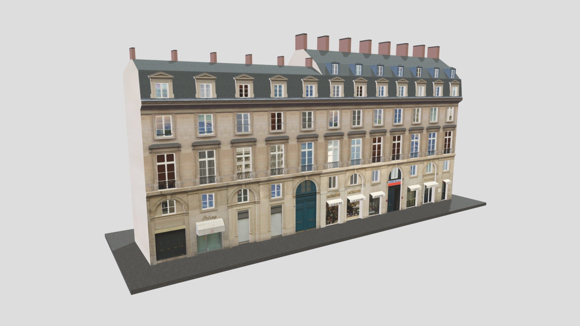 Paris Corner ApartmentBuilding 10

Originally created with 3ds Max 2015 and rendered in V-Ray 3.0.

Total Poly Counts:
Poly Count = 18336
Vertex Count = 21923

https://nuralam3d.blogspot.com/2021/09/paris-corner-apartment-building-10.html - Paris Corner ApartmentBuilding 10 - 3D model by nuralam018 3d model