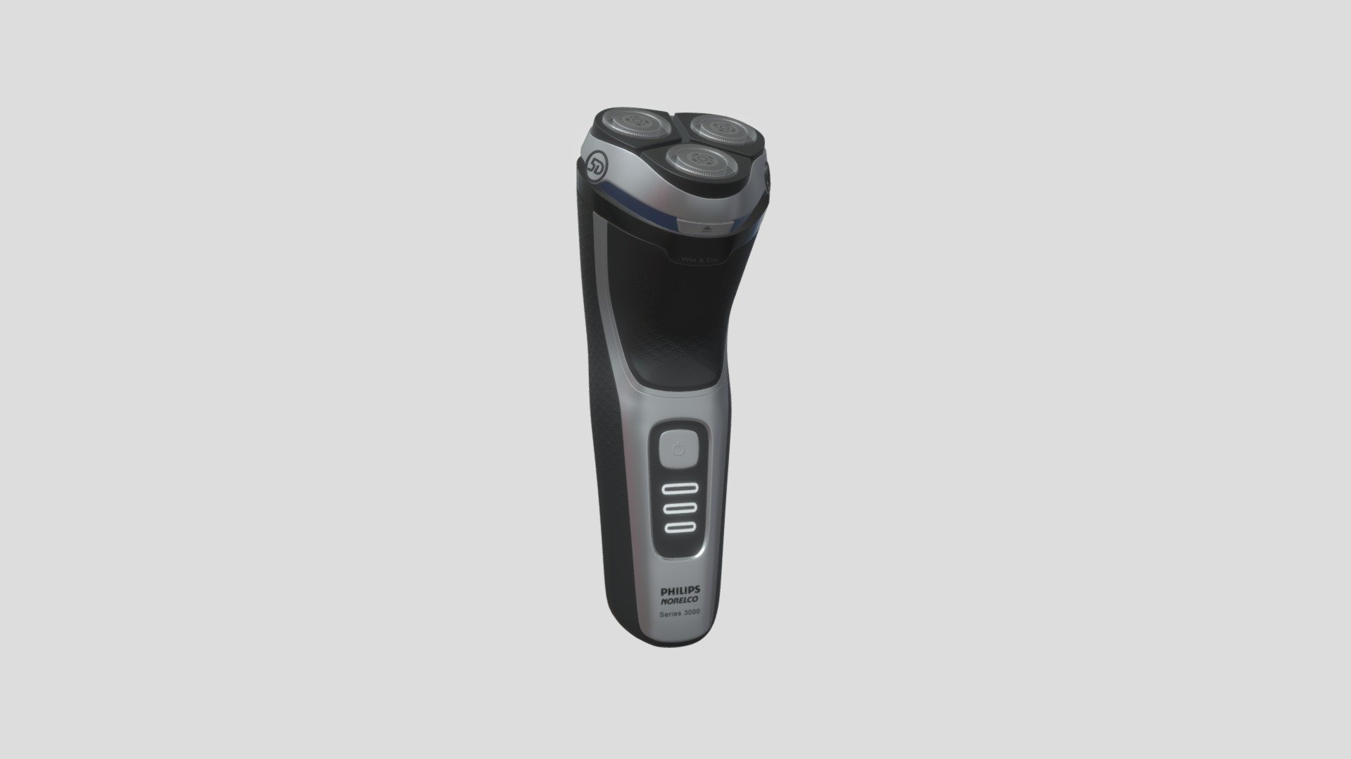 Philips Norelco Shaver 3800

Format： FBX

Textures (4k PNG files, 4096*4096 ) include: base color , roughness, metallic, opacity , emission and normal

Polygon count: 54468

UV mapped(partially overlapping) - Philips Norelco Shaver 3800 - Buy Royalty Free 3D model by Chloe-Li-3D 3d model