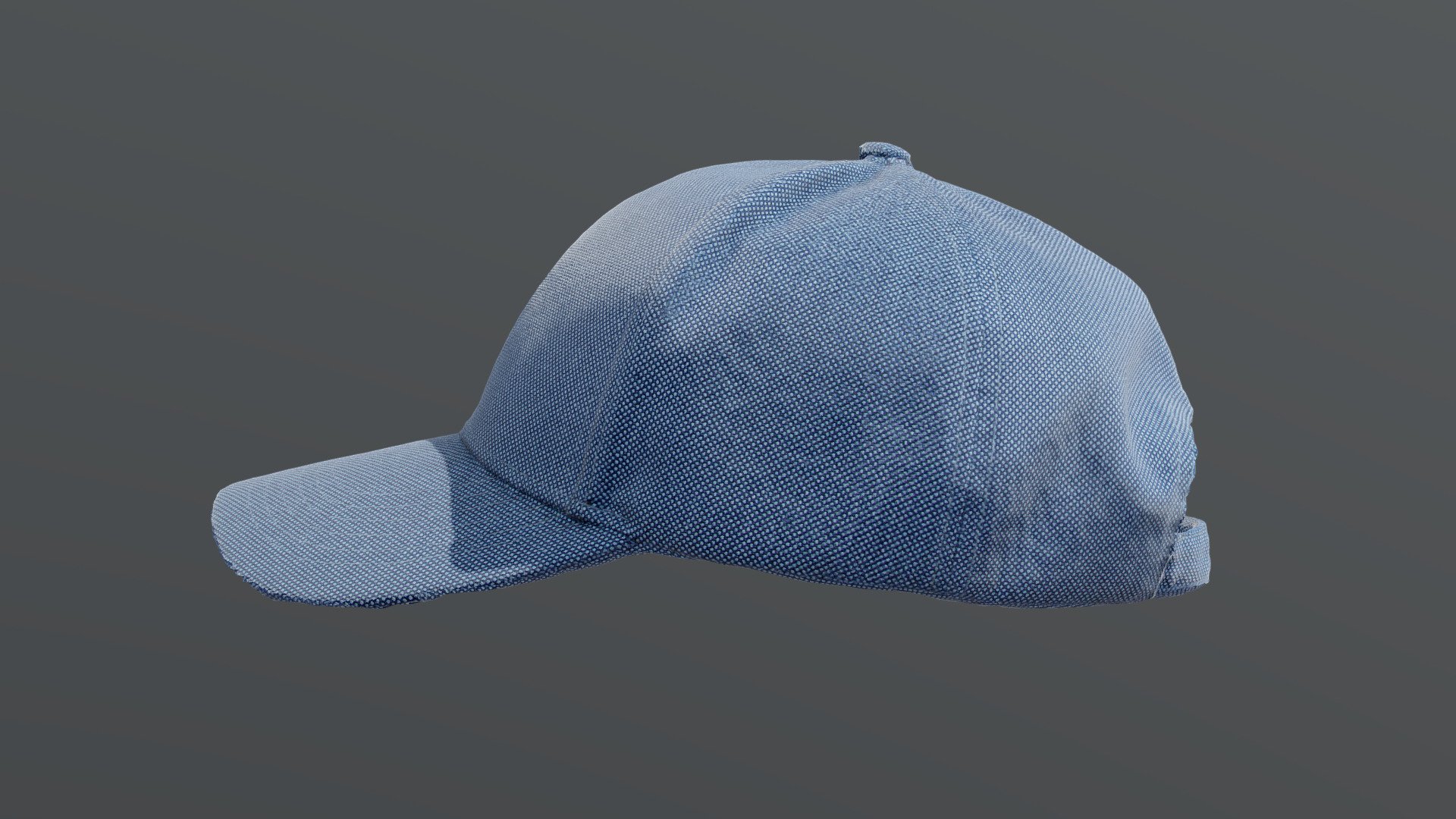 Failed scan of baseball cap 3d model