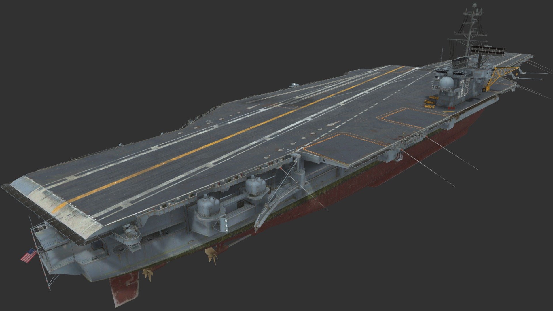 USS ship - Buy Royalty Free 3D model by Fabbri (@flaviafabbri) 3d model