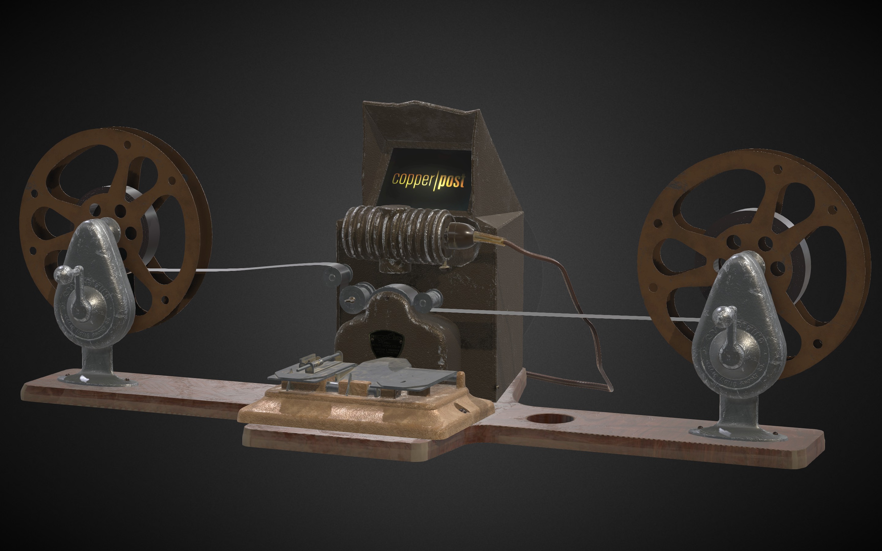 The Craig ProjectO Editor by Craig Movie Supply CO.  We have one of these bad boys collecting dust in our studio.  Since we do a lot of post, there is always something a little fun about making an old school device in a digital medium. Thanks for viewing! Check out more of our work at the link below.
http://www.copperpost.com - Craig ProjectO Editor - Download Free 3D model by JJ Chalupnik (@jjchalupnik) 3d model