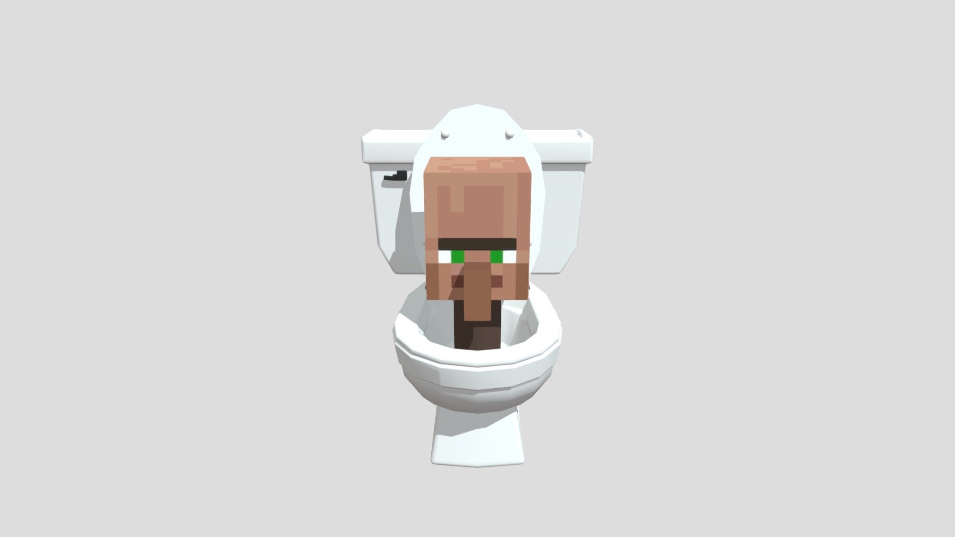I created a 3D model of the Skibidi Toilet Minecraft, which is a horror and fun character. The face inside the toilet can be changed.

Download Link: https://www.cgtrader com/3d-models/character/sci-fi-character/skibidi-toilet-minecraft

You can download it from the link by putting a dot in front of com     !(.com)! - Skibidi Toilet Minecraft - 3D model by snisa 3d model