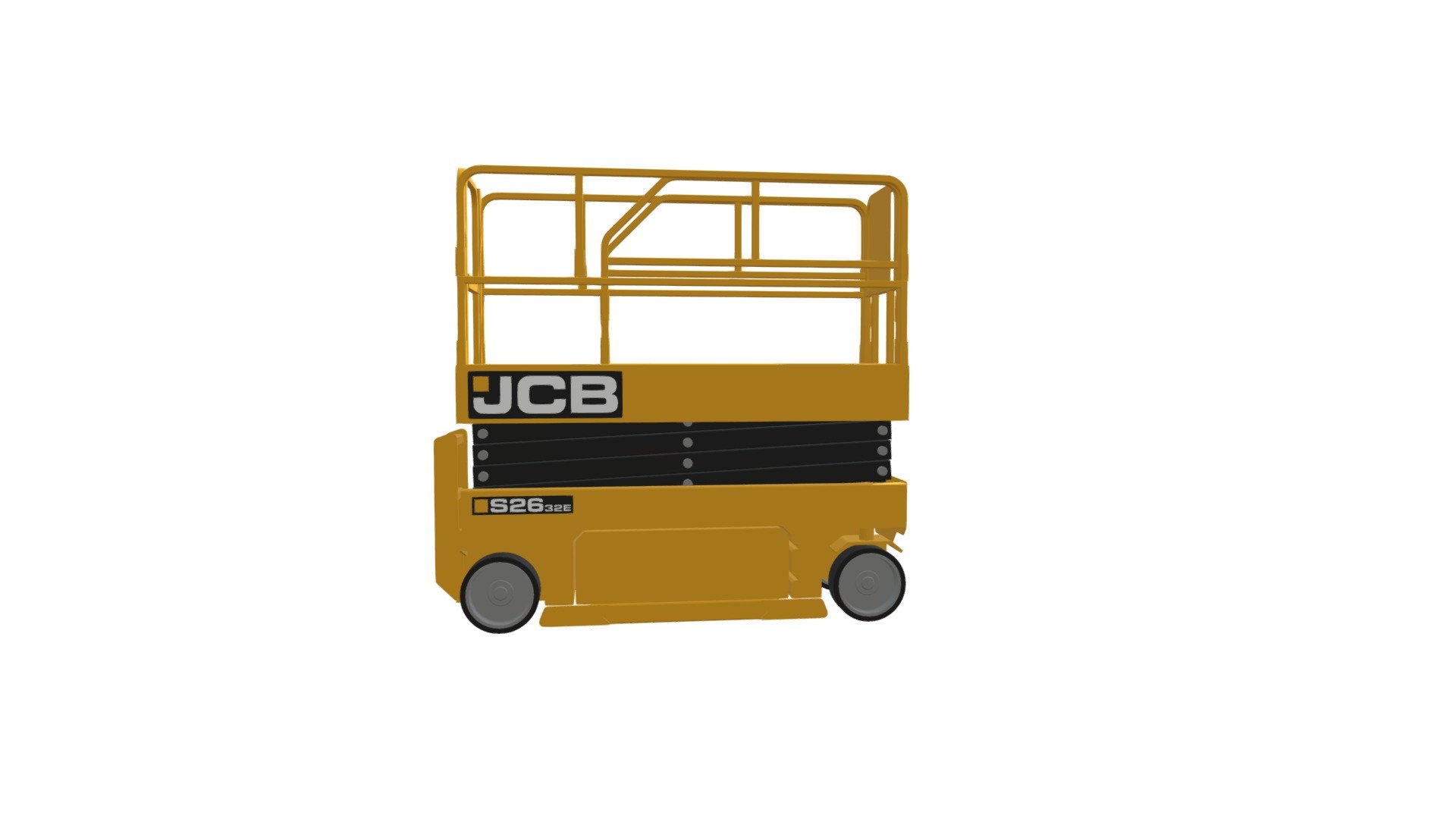 JCB - S2632E - Electric Scissor Lift - JCB - S2632E - Electric Scissor Lift - 3D model by bimstore (@Revitspace) 3d model