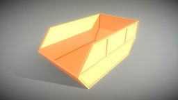 Lowpoly Rubbish Container