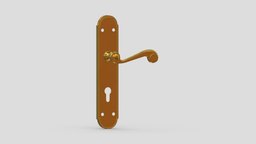 Chesham Door Handle Brass modern, plate, element, key, lock, module, classic, handle, metal, minimalist, fittings, locking, knob, levers, design, house, wood, plastic, interior, door
