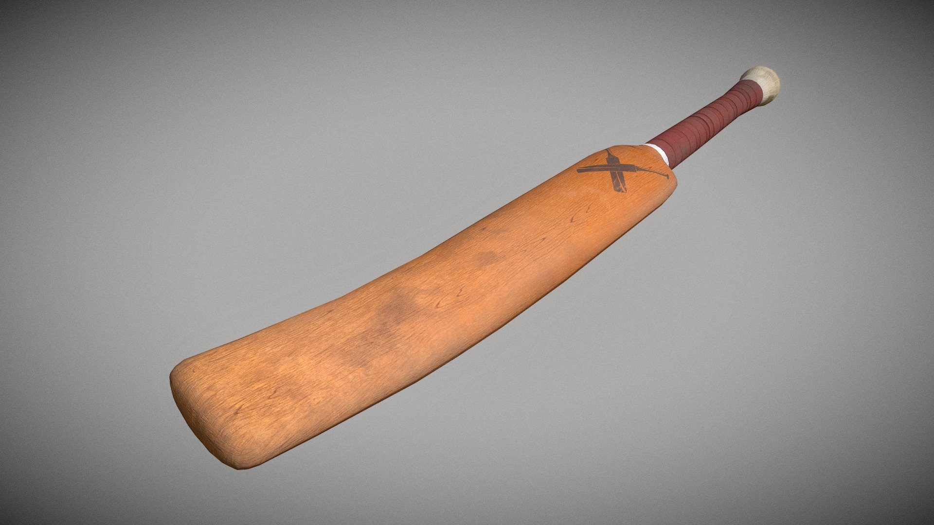 Cricket Bat, game ready for your next game in Unreal engine or in Unity - Cricket Bat Game Ready - Buy Royalty Free 3D model by jespermolander3d 3d model