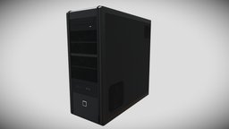 Computer Tower Gameready office, computer, pc, prop, low-poly, asset, lowpoly