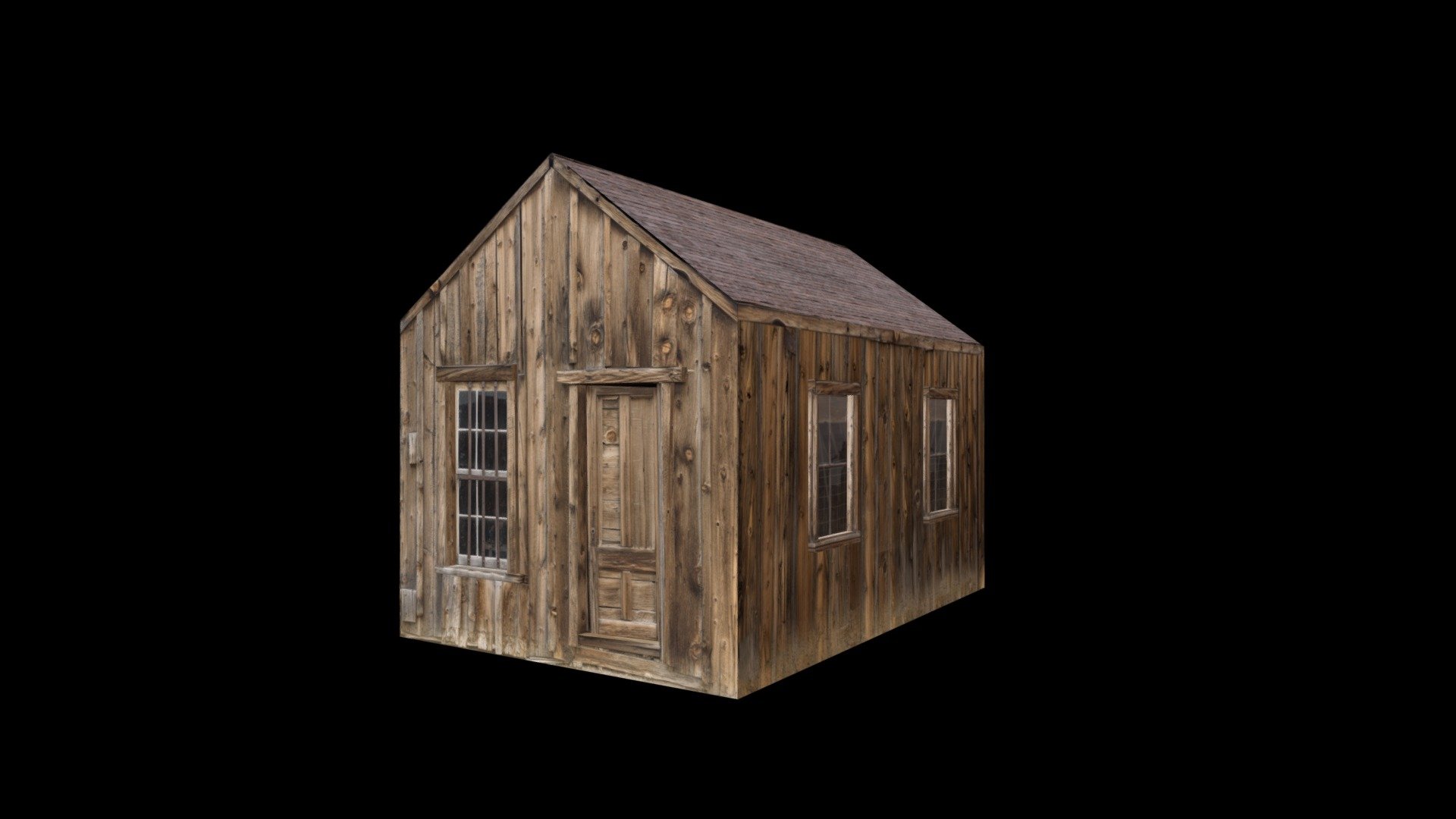3D Low Poly Western Wooden Small House

High Quality

Photorealistic

Game Ready

Mobile Ready

2 HD Textures:

UV_Map_01 - 1024x1024 pixels

UV_Map_02 - 1024x1024 pixels
 - Western Wooden Small House - 3D model by yxungsauce2 3d model