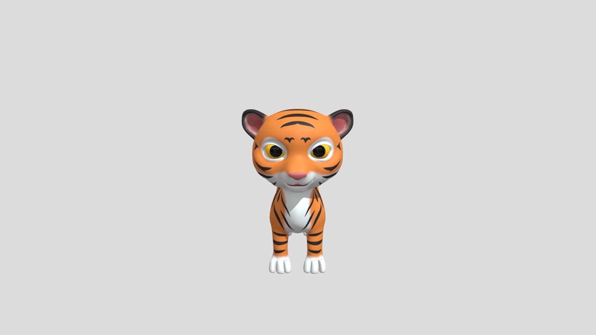 cartoon rigged Tiger for blender

advance blender rig

all objects are properly named

clean topolgy

Advance blender rig

facial rig eye rig ear rig teeth rig and tongue rig
body rig leg rig tail rig

Textures

EYES_Base_Color_1001
EYES_Normal_OpenGL_1001
EYES_Roughness_1001
INNER _MOUTH_Base_Color_1001
INNER _MOUTH_Normal_OpenGL_1001
INNER _MOUTH_Roughness_1001
TEETH_Base_Color_1001
TEETH_Normal_OpenGL_1001
TEETH_Roughness_1001
TIGER_BODY_Base_Color_1001
TIGER_BODY_Normal_OpenGL_1001
TIGER_BODY_Roughness_1001
TONGUE_Base_Color_1001
TONGUE_Normal_OpenGL_1001
TONGUE_Roughness_1001 - cartoon tiger - 3D model by Accurate (@pleasurep580) 3d model